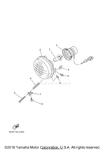 Yamaha parts diagram for 90154-05004-00 - Ref #9