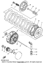 Yamaha parts diagram for 1LR-16351-00-00 - Ref #8