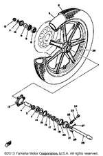 Yamaha parts diagram for 341-25137-00-00 - Ref #16