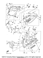 Yamaha parts diagram for 4WN-28391-00-00