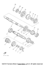 Yamaha parts diagram for 1FK-17221-01-00 - Ref #14