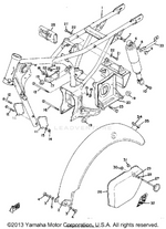 Yamaha parts diagram for 90385-05017-00 - Ref #19