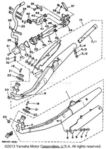 Yamaha parts diagram for 29L-14643-10-00 - Ref #22
