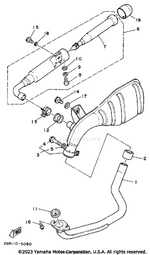 Yamaha parts diagram for 90153-06061-00 - Ref #16