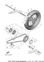 Yamaha parts diagram for 93306-205B5-00 - Ref #7