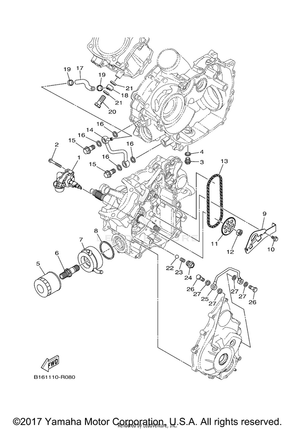 Yamaha parts diagram for 2MB-E1198-00-00 - Ref #4
