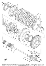 Yamaha parts diagram for 278-16340-00-00 - Ref #26