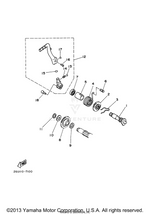 Yamaha parts diagram for 93507-32031-00 - Ref #13