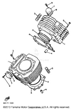 Yamaha parts diagram for 5A8-12215-00-00 - Ref #7