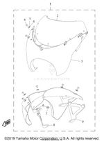 Yamaha parts diagram for 1GP-F612E-V0-00 - Ref #8
