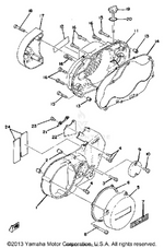 Yamaha parts diagram for 1A0-15455-10-00 - Ref #6
