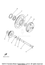 Yamaha parts diagram for 90201-105J4-00 - Ref #5