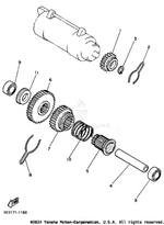 Yamaha parts diagram for 4X7-15511-00-00 - Ref #1