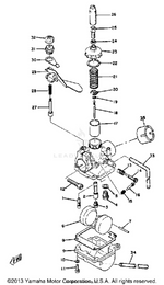 Yamaha parts diagram for 646-14212-00-00 - Ref #13