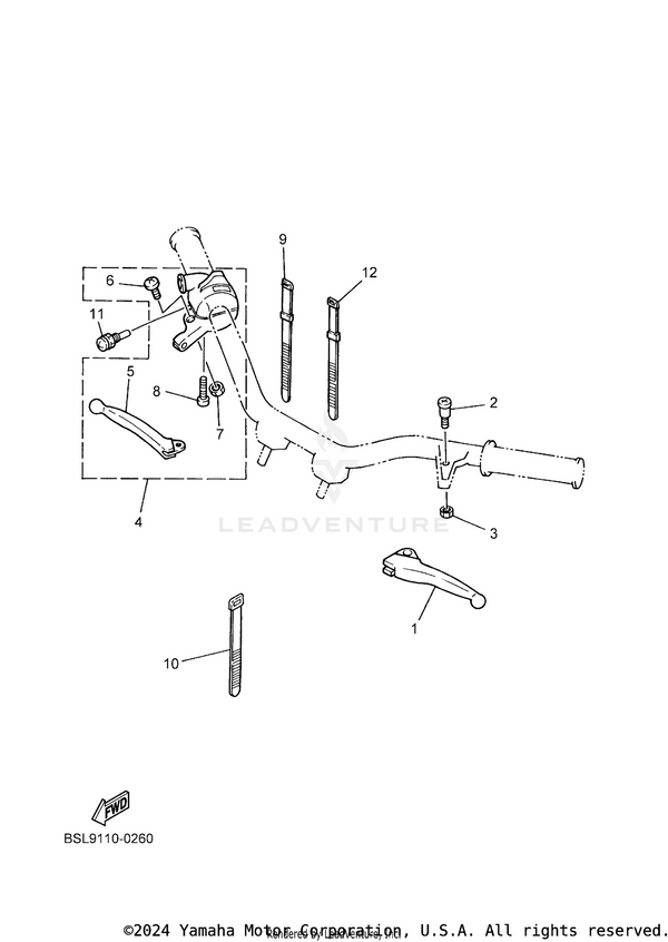 Yamaha parts diagram for 90149-05162-00 - Ref #2