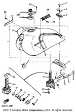 Yamaha parts diagram for 3Y1-24514-00-00 - Ref #20