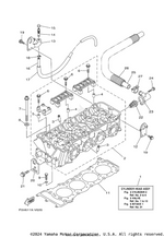 Yamaha parts diagram for 6S5-12578-00-00 - Ref #25