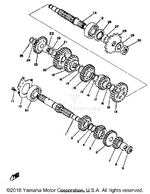 Yamaha parts diagram for 248-17151-00-00 - Ref #6