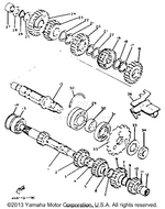 Yamaha parts diagram for 93440-30015-00 - Ref #18