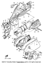 Yamaha parts diagram for 25G-14451-00-00 - Ref #30