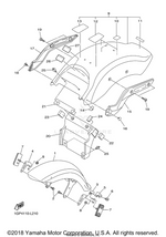 Yamaha parts diagram for 90111-08033-00 - Ref #19