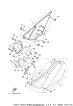 Yamaha parts diagram for 1B2-H2129-10-00 - Ref #22