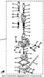 Yamaha parts diagram for 3L6-14116-06-00 - Ref #18