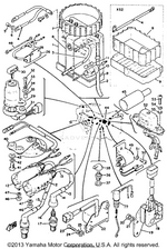 Yamaha parts diagram for 306-82124-00-00