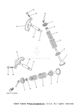 Yamaha parts diagram for 31G-12158-00-00 - Ref #13