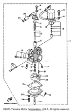 Yamaha parts diagram for 1YU-14331-00-00 - Ref #3