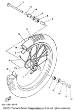 Yamaha parts diagram for 4ES-25104-00-00 - Ref #9