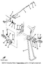 Yamaha parts diagram for 90109-06670-00 - Ref #25