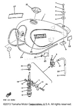 Yamaha parts diagram for 355-24515-00-00 - Ref #14