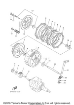 Yamaha parts diagram for 93503-16003-00 - Ref #19