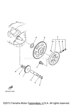 Yamaha parts diagram for 93615-12088-00 - Ref #10