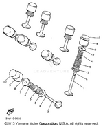 Yamaha parts diagram for 26H-12119-00-00 - Ref #6