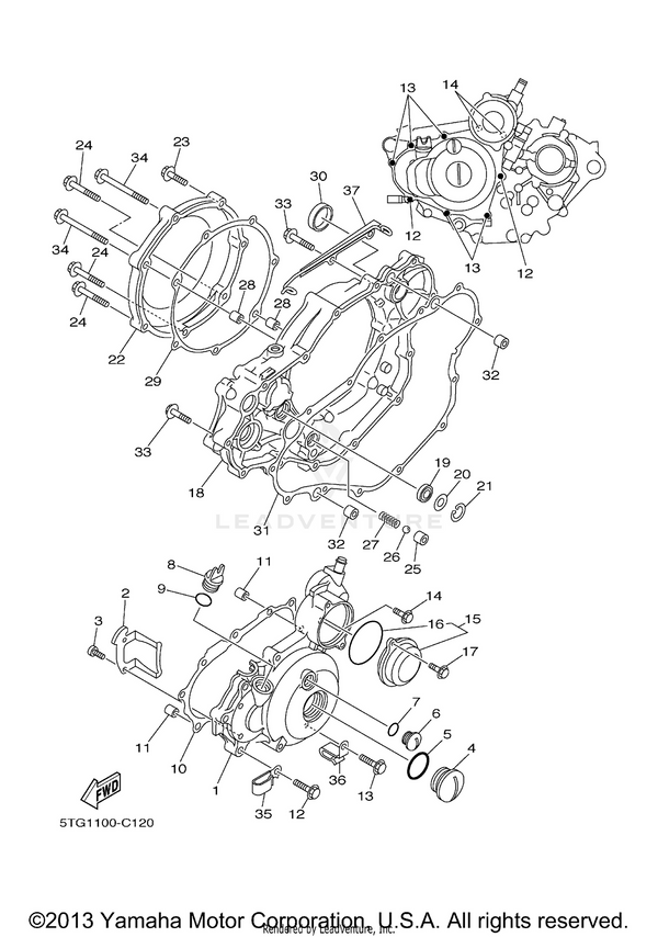 Yamaha parts diagram for 90340-27002-00 - Ref #4