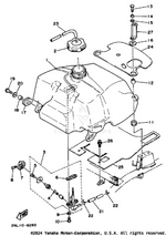 Yamaha parts diagram for 29L-24524-01-00 - Ref #7