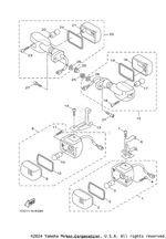 Yamaha parts diagram for 1CD-H3320-01-00 - Ref #8