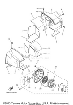 Yamaha parts diagram for 7VV-15714-00-00 - Ref #23