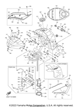 Yamaha parts diagram for 90560-05N33-00 - Ref #76