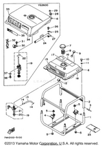 Yamaha parts diagram for 7J3-24500-01-00 - Ref #19