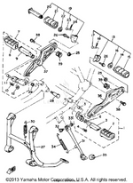 Yamaha parts diagram for 3H5-27440-01-00 - Ref #19