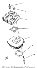 Yamaha parts diagram for 4V0-11181-00-00 - Ref #2