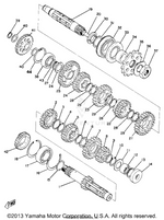 Yamaha parts diagram for 214-17241-10-00 - Ref #24