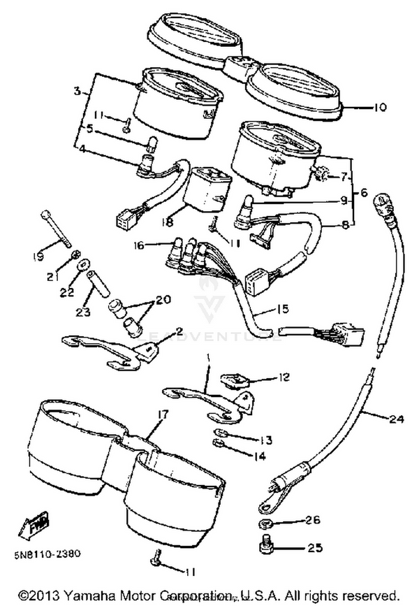 Yamaha parts diagram for 4H7-83559-A0-00 - Ref #10