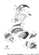 Yamaha parts diagram for 90269-06001-00 - Ref #10