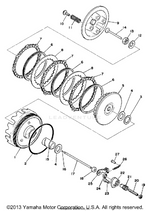 Yamaha parts diagram for 90560-17150-00 - Ref #15