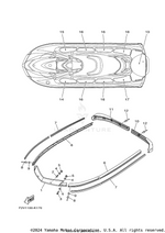 Yamaha parts diagram for F2N-U351J-00-00 - Ref #15
