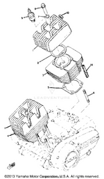 Yamaha parts diagram for 280-11181-01-00 - Ref #2